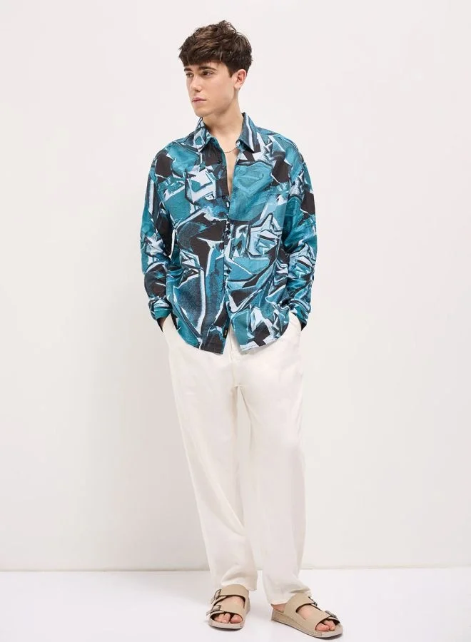 THE BEAR HOUSE Men's Shirt for Casual and Formal Wear | Classic Button-Down Style for Office, Daily Use, Travel, Events & All-Season Outfits | Versatile & Stylish Wardrobe Essential for Every Occasion