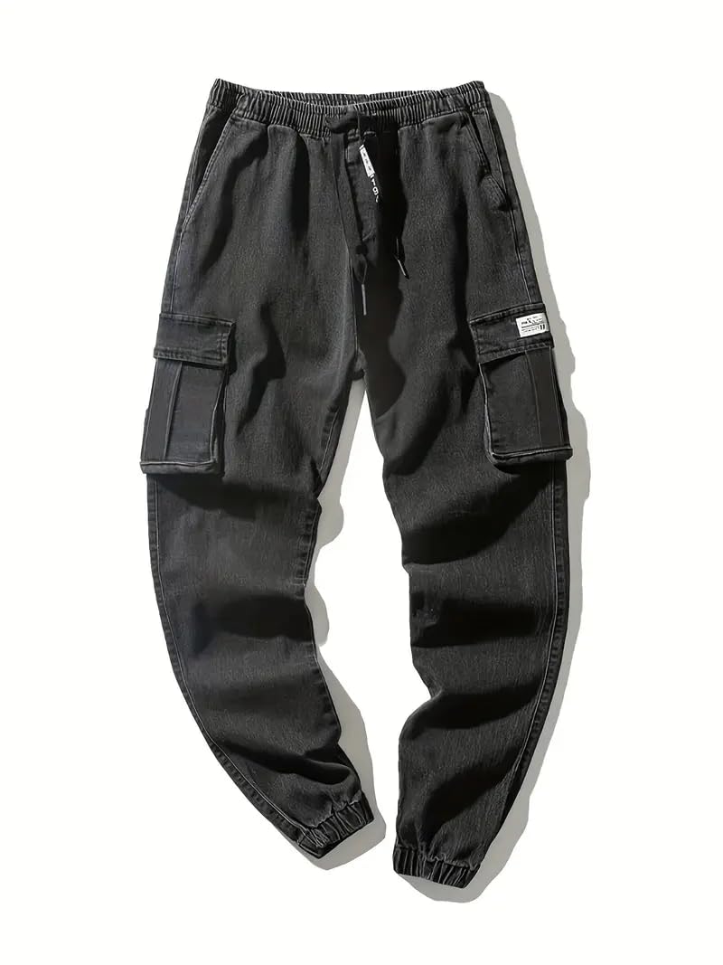 JVX Jeans for Men || MenJeans || CargoJeans for Men || CargoJeans || Stylish CargoJeans || Jeans (NJJ-13) (in, Numeric, 32, Black) - Image 2
