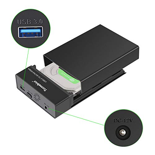 Tccmebius USB 3.0 External Hard Drive Enclosure for 2.5 3.5 Inch SATA I/II/III HDD SSD Up to 20TB, 3.5'' Tool-Free HDD Docking Station, Support UASP, Automatic Sleep Function (TCC-S863) - Image 5