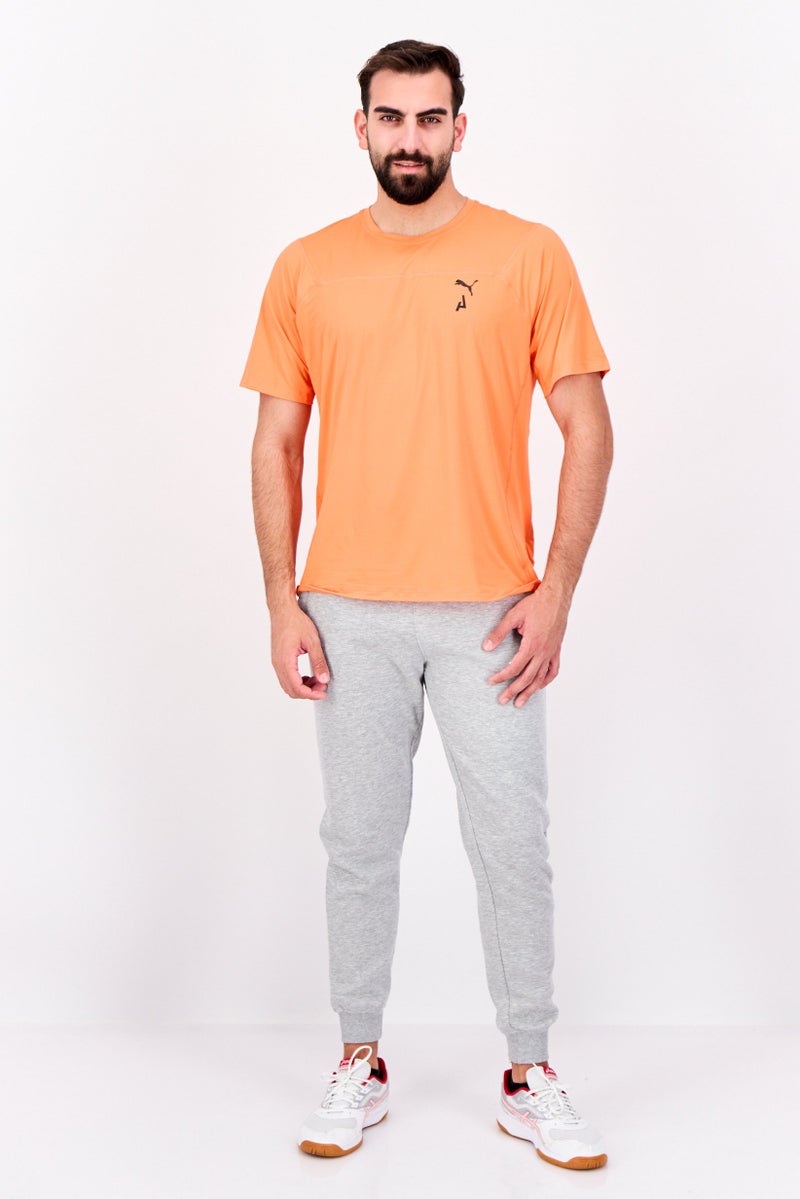 PUMA Men Sportswear Fit Short Sleeve Training T-Shirt, Orange - Image 4