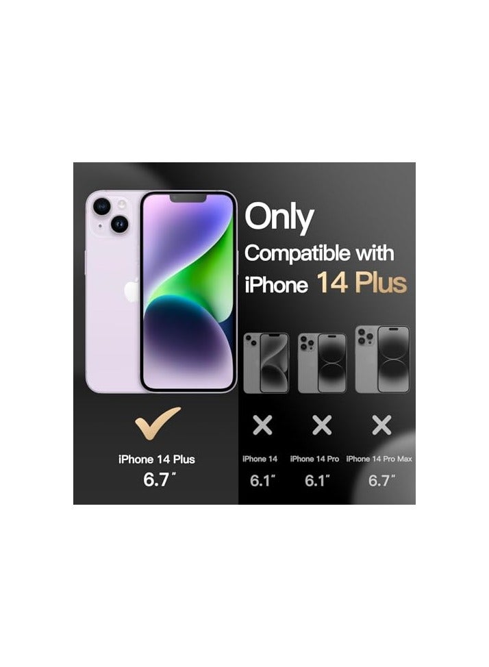 JETech Case for iPhone 14 Plus 6.7-Inch Compatible with MagSafe, Heavy Duty Dual-Layer Rugged Protection, Shockproof Protective Tough Phone Magnetic Cover (Light Purple) - Image 2