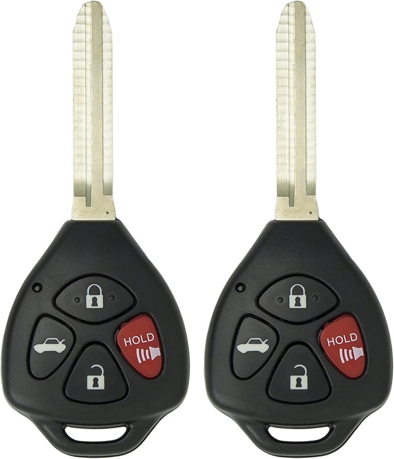 Keyless2Go Replacement Keyless Entry Remote for Toyota Avalon and Corolla - Set of 2 - Image 1