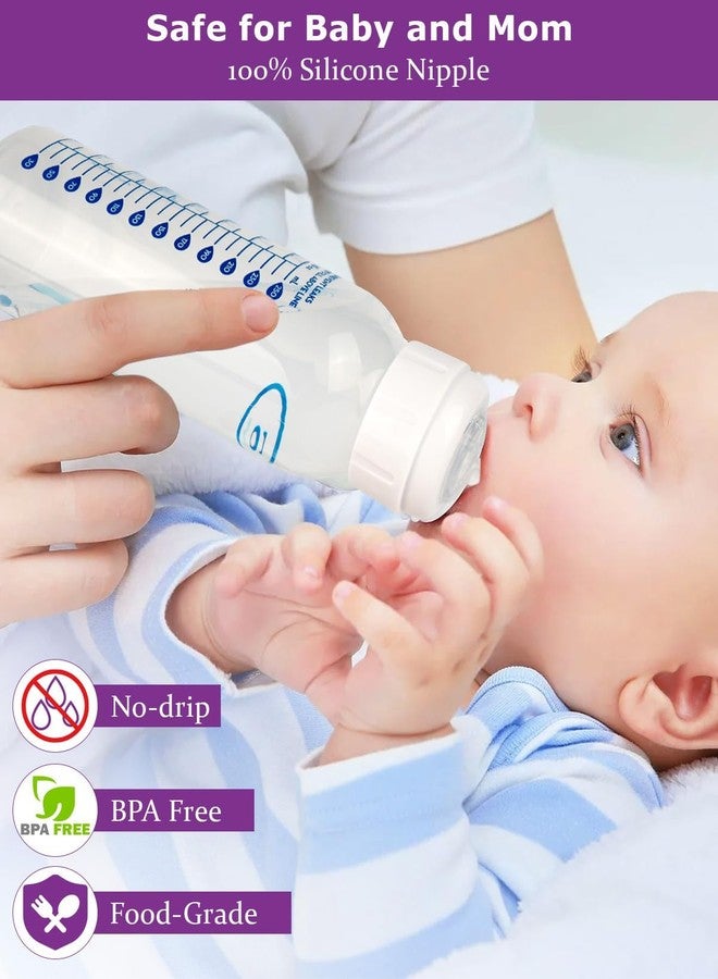 joyfeed Sippy Straw Nipple for Dr. Brown's Narrow Baby Bottle & Glass Bottles and Narrow Sippy Spout Bottles,Soft Silicone Transitional Nipple, No-Spill Straw Nipple,6m+,4-Count - Image 5