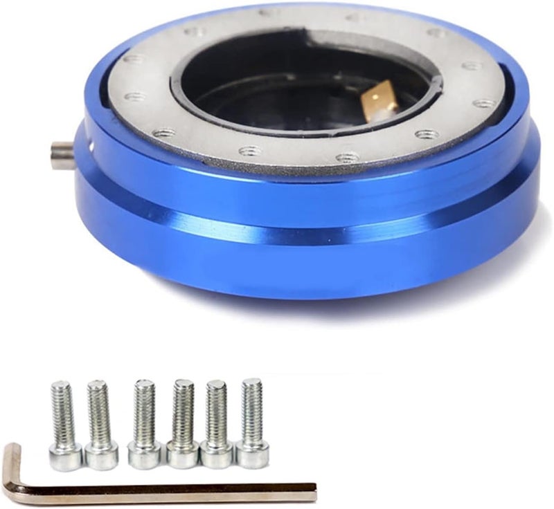 Wivplex Blue Steering Wheel Quick Release Hub Adapter - Image 1