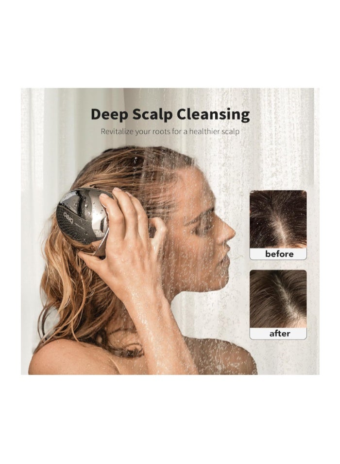 Breo Scalp Mini Pro Electric Scalp Massager with Kneading, Head Massager for Stress Relax, Hair Massager for Hair Growth, Waterproof Scalp Brush, Cordless and Portable, Gift for Men & Womenجهاز تدليك فروة الرأس الكهربائي بريو سكالب ميني برو مع خاصية العجن، جهاز تدليك الرأس لتخفيف التوتر، جهاز تدليك الشعر لتحفيز نمو الشعر، فرشاة فروة رأس مقاومة للماء، لاسلكي ومحمول، هدية للرجال والنساء - Image 5