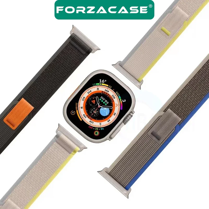 Forzacase Apple Watch 8 Trial Velcro Mesh Fabric Band Strap