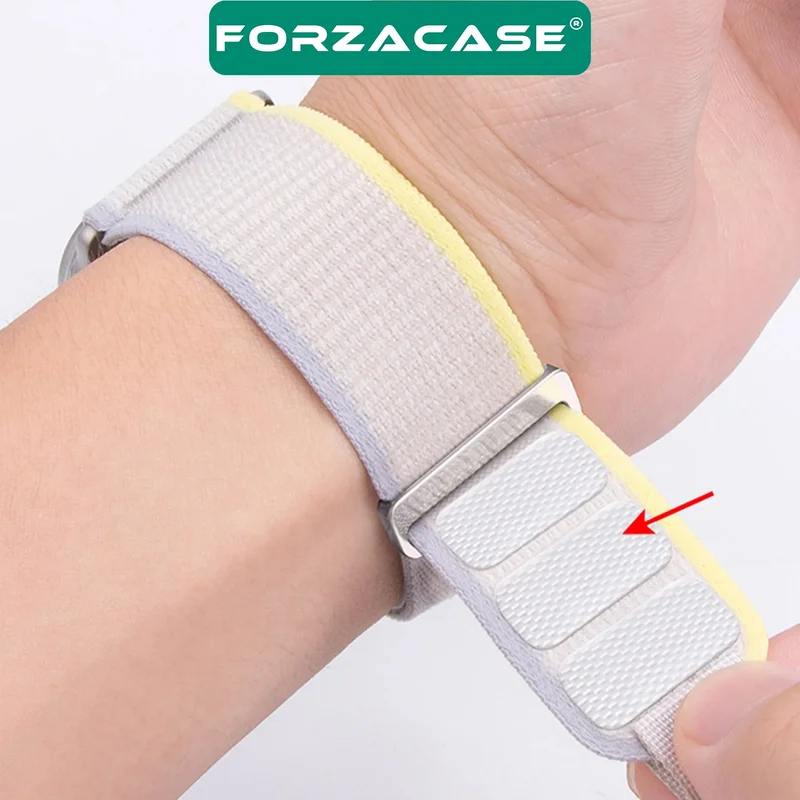 Forzacase Apple Watch 8 Trial Velcro Mesh Fabric Band Strap