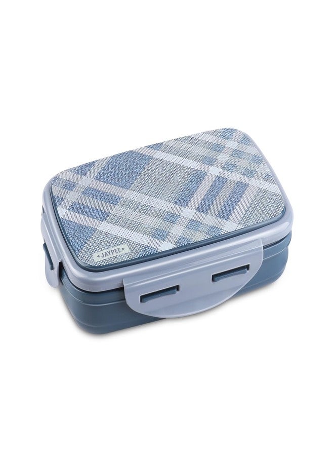 JAYPEE Ecosteel Sr. Inner Stainless Steel Insulated Lunch Box for School Kids |Airtight Leakproof Tiffin Box for Kids |Food Grade|BPA Free, 550 ml, Benz Blue - Image 1