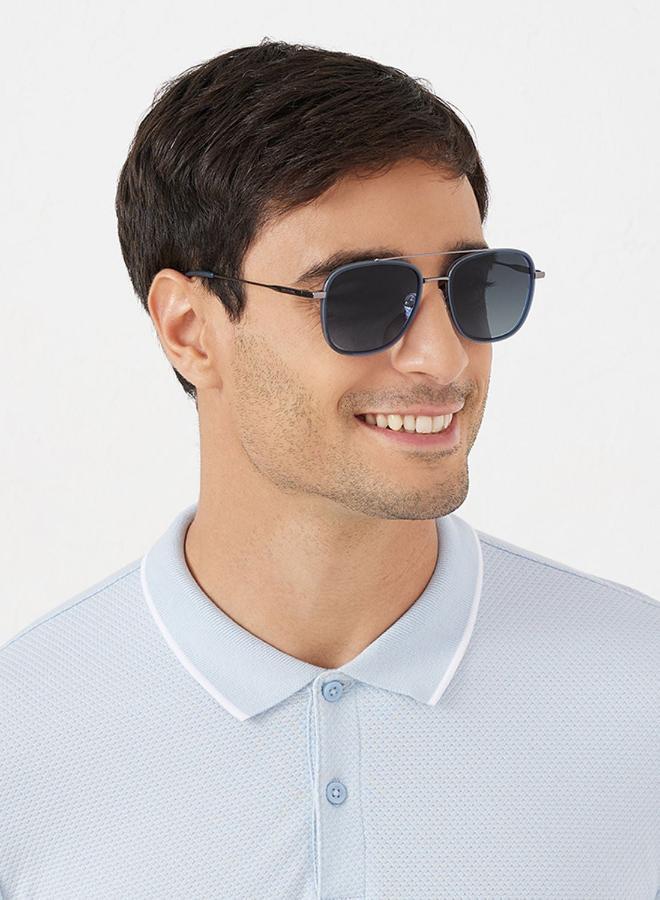 30 سندايز نظارات شمسية للرجال على طراز أفياتور، الأشعة فوق البنفسجية ٤٠٠، من سكويرد أواي (زرقاء). - Image 5