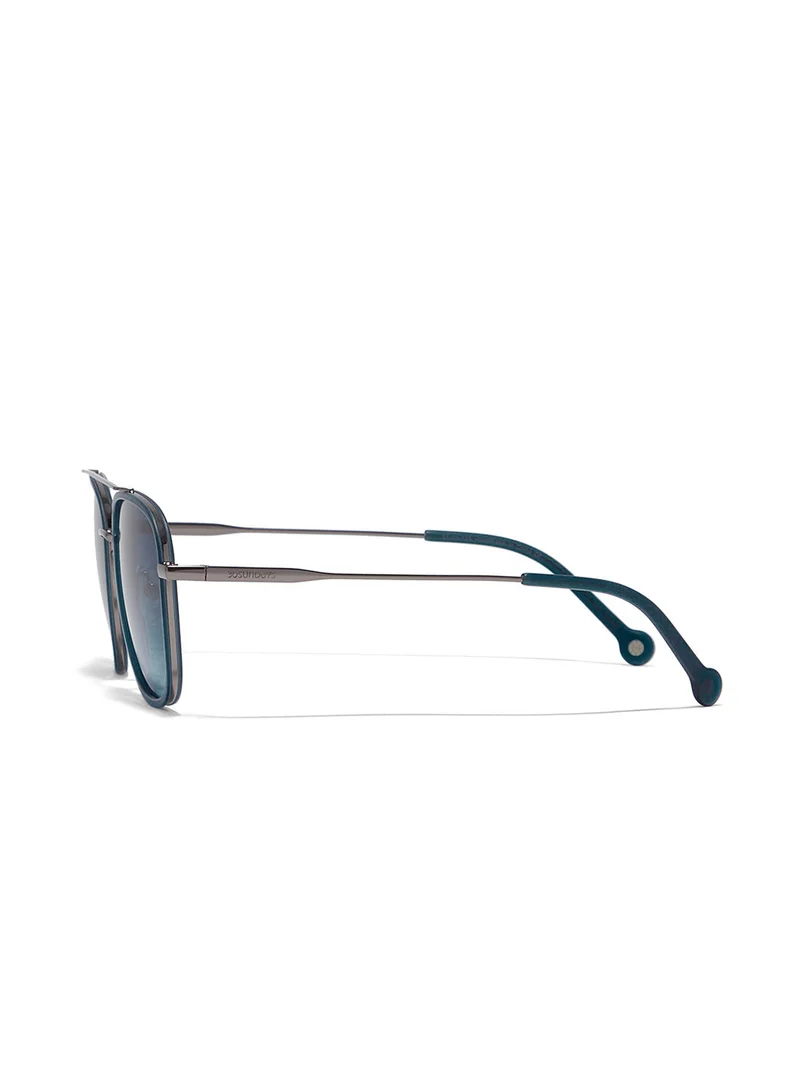 30Sundays Squared Away,Men Aviator SunglassesUV400 (Blue)