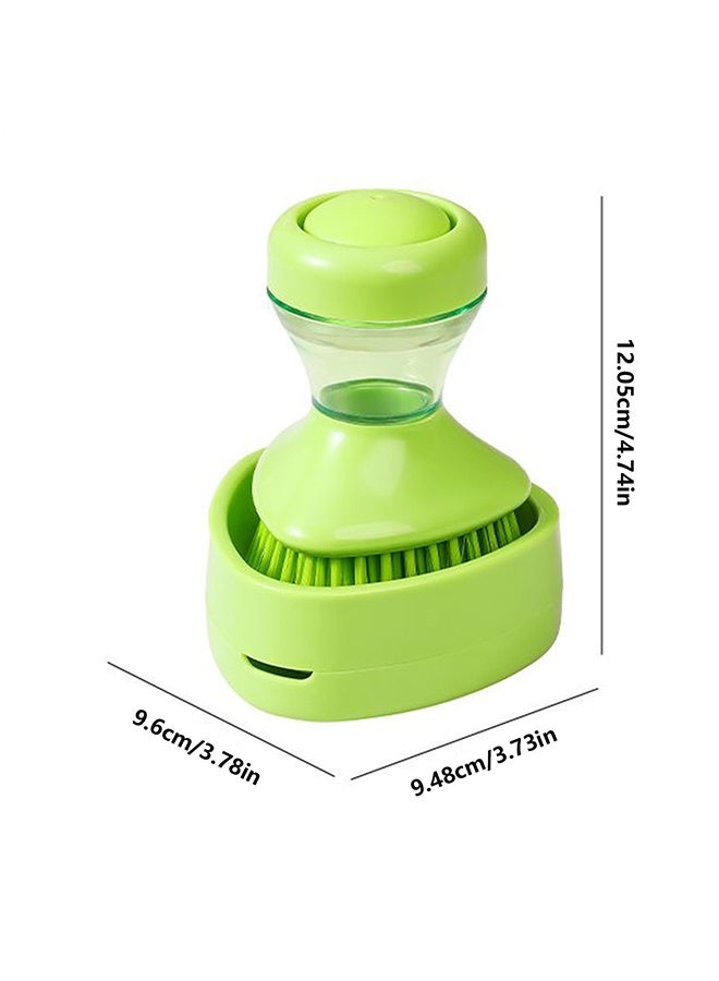Soap Dispensing Brush, Cookware Scrubber Tool, Dishwashing Brush with Built in Soap, Kitchen Scrubber with Sturdy Bristles, Home Cleaning Accessories, Kitchen Tool for Bowl Cutting Board Cookware - Image 2