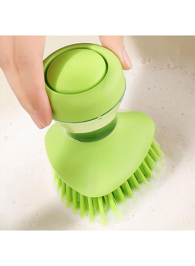 Soap Dispensing Brush, Cookware Scrubber Tool, Dishwashing Brush with Built in Soap, Kitchen Scrubber with Sturdy Bristles, Home Cleaning Accessories, Kitchen Tool for Bowl Cutting Board Cookware - Image 5