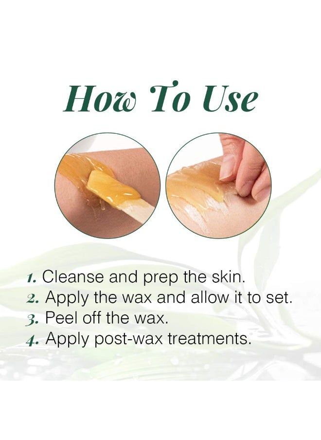 Clean + Easy Clean + Easy Brazilian Wax – Hard Wax Bikini Hair Removal for Intimate Areas, No-Strip Formula for Coarse Hair, 14 oz  - Image 2