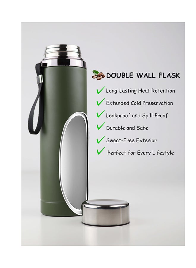 توشيونيكس قارورة حرارية مفرغة من الفولاذ المقاوم للصدأ مزدوجة الطبقات سعة 1000 مل - ترمس معزول مزدوج الجدار ساخن وبارد - بطانة داخلية SUS316، وغطاء SUS304، قارورة مانعة للتسرب وخالية من مادة BPA - قارورة مشروبات ساخنة وباردة للبالغين والأطفال - حاوية شرب للمنزل والمكتب والمدرسة والسفر والأنشطة الخارجية والتخييم والسفر والرحلات، قارورة مياه شرب سعة 32 أونصة - Image 3