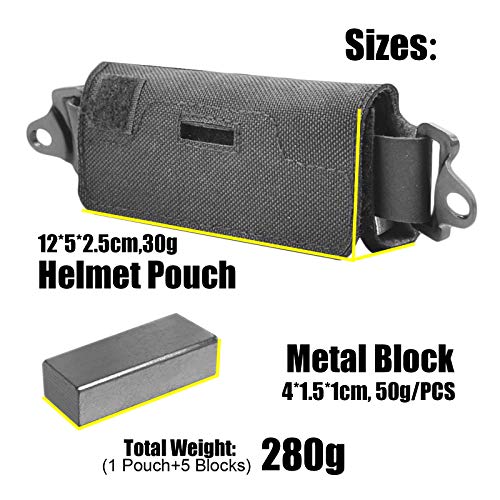 ACTIONUNION Helmet Counterweight Pouch for Tactical Airsoft Paintball Bump BJ PJ MH SF MK NVG Helmet Accessories - Image 5