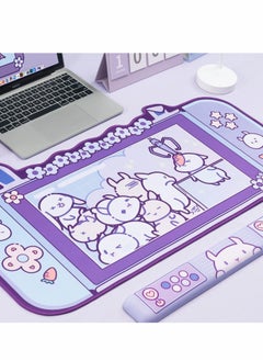 Y&D Large Rabbit Mouse Pad and Wrist Rest Set - 80*44cm Non-Slip Rubber Base Desk for Keyboard Perfect Gaming or Home Office Work (Mouse Rest)  - Image 4