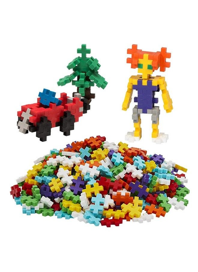 NHR - 400 Pieces Mini Block For Kids Learning & Educational Building Block Toy Interlocking Mini Puzzle Blocks For Boy & Girl (Multicolor ; Age 3+) - Image 1
