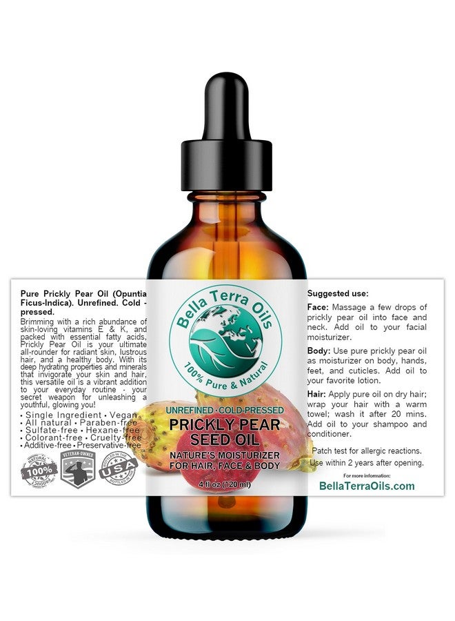 Bella Terra Oils زيت الصبار الشائك 4 أونصة مستخلص من الصبار المدعم بفيتامين ك أوميجا 6 استمتع بثراء الطبيعة - Image 2