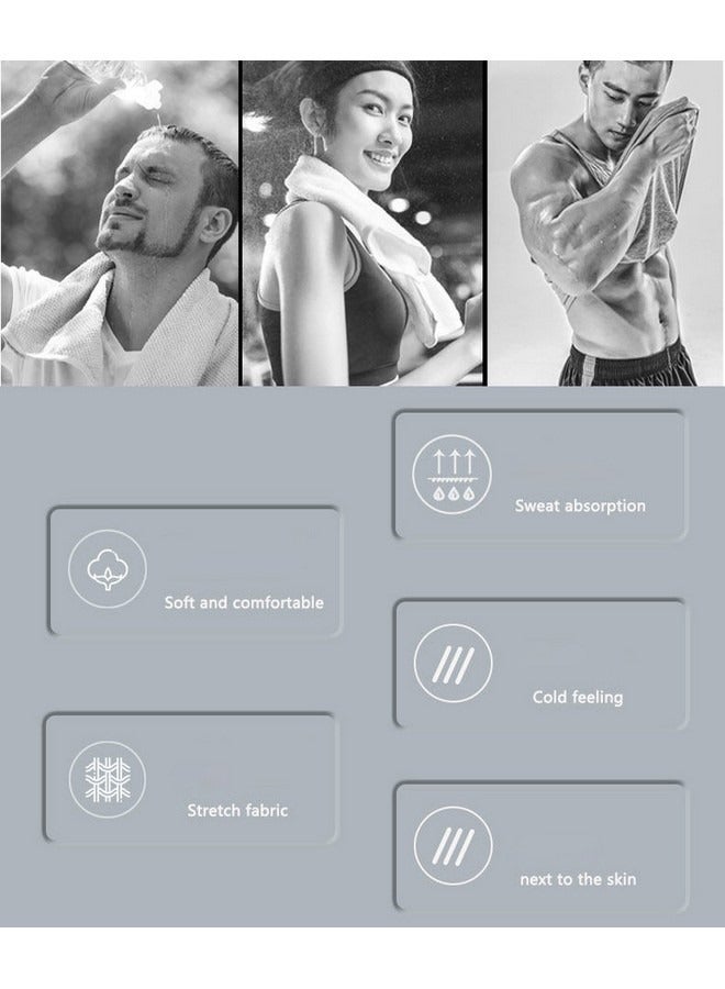 بيوينتي عصابة رأس رياضية لليوجا، عصابة رأس ماصة للعرق، شريط مضاد للتعرق للياقة البدنية في الصيف للرجال والنساء، عصابة رأس واسعة الحواف، وشاح رأس سريع الجفاف - Image 2