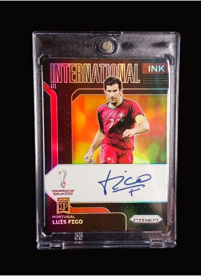 Generic Luis Figo Autographed Design Collectible Card Collectible Souvenir  - Image 1