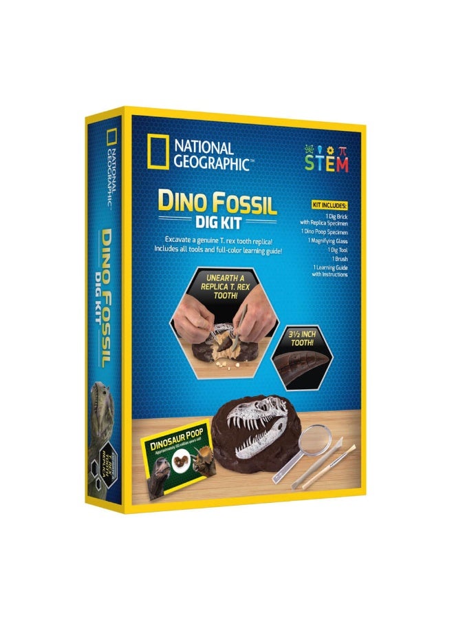NATIONAL GEOGRAPHIC طقم حفر أحافير الديناصورات - Image 2