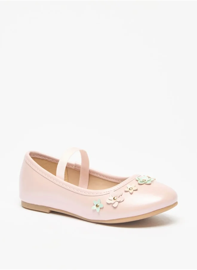 فلورا بيلا من شو إكسبرس Girls Casual Elastic Round Toe Ballerinas