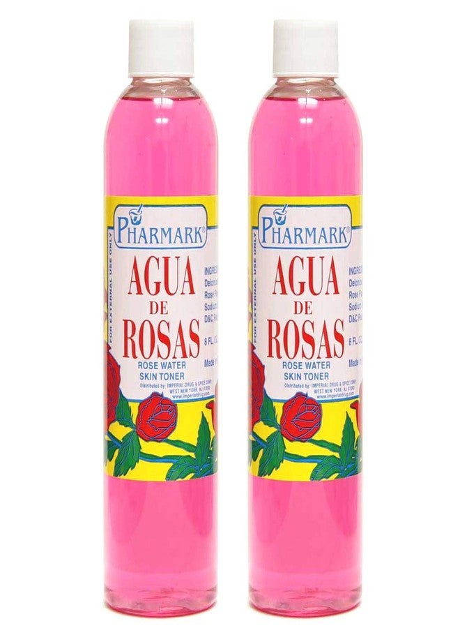 Pharmark Agua De Rosas 8 Oz. Rose Water 2-PACK - Image 1