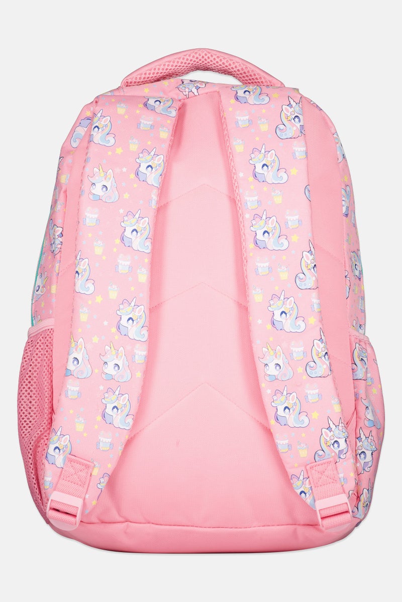 Joe Boxer Kids Girl Graphic Print Backpack, Multicolor - Image 2