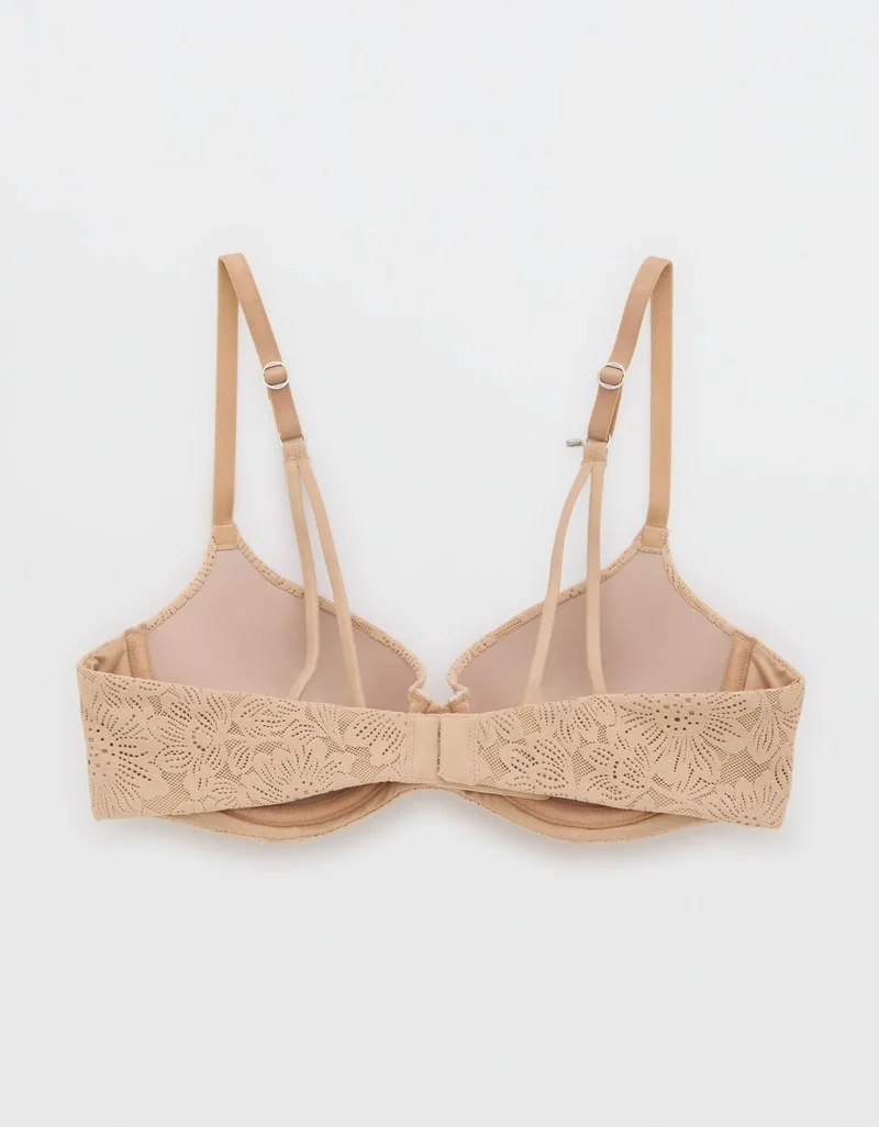 Aerie  Aerie Sunnie Demi Push Up Bloom Lace Bra for Women | Best Price UAE