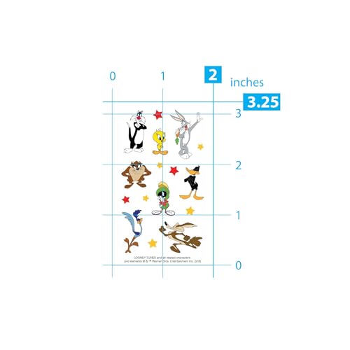 Playhouse Looney Tunes Bugs Bunny and Friends Pack of Three Perforated Sticker Half-Sheets - 1 Pack - Image 4