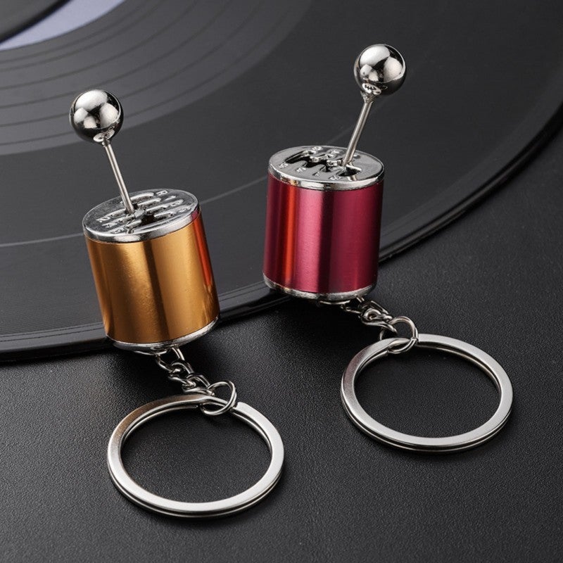 6-Speed Metal Gear Shift Keychain - Polished Metal Compact Lightweight Realistic Shifter Accessory for Car Lovers, Bag And Mobile Phone Decor - Image 5
