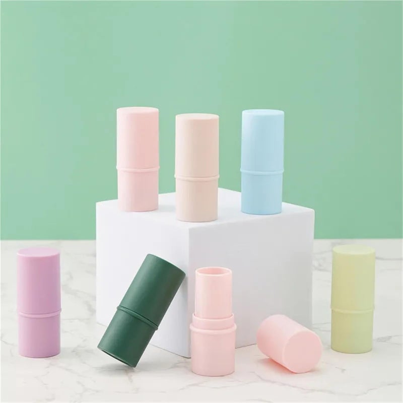 Empty Lipstick Tubes 30PCS Cylinder Solid Deodorants Tube Green/Pink/Purple Lip Balm Container For Diy Lipstick(Matte pink) - Image 3