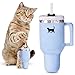 PUPROAR Kitty Cup Catnip Toy Easter Birthday Cat Gift Toy with Catnip Crinkle Funny Gift for Girl Indoor Kitten Chambray Blue - Image 3