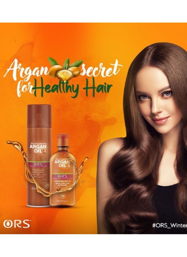 ORS - Ors Hair Strengthening  Argan Oil Fortifying & Sheen Spray  250Ml - Image 1