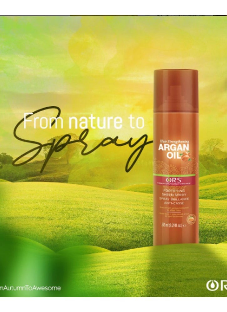 ORS - Ors Hair Strengthening  Argan Oil Fortifying & Sheen Spray  250Ml - Image 1