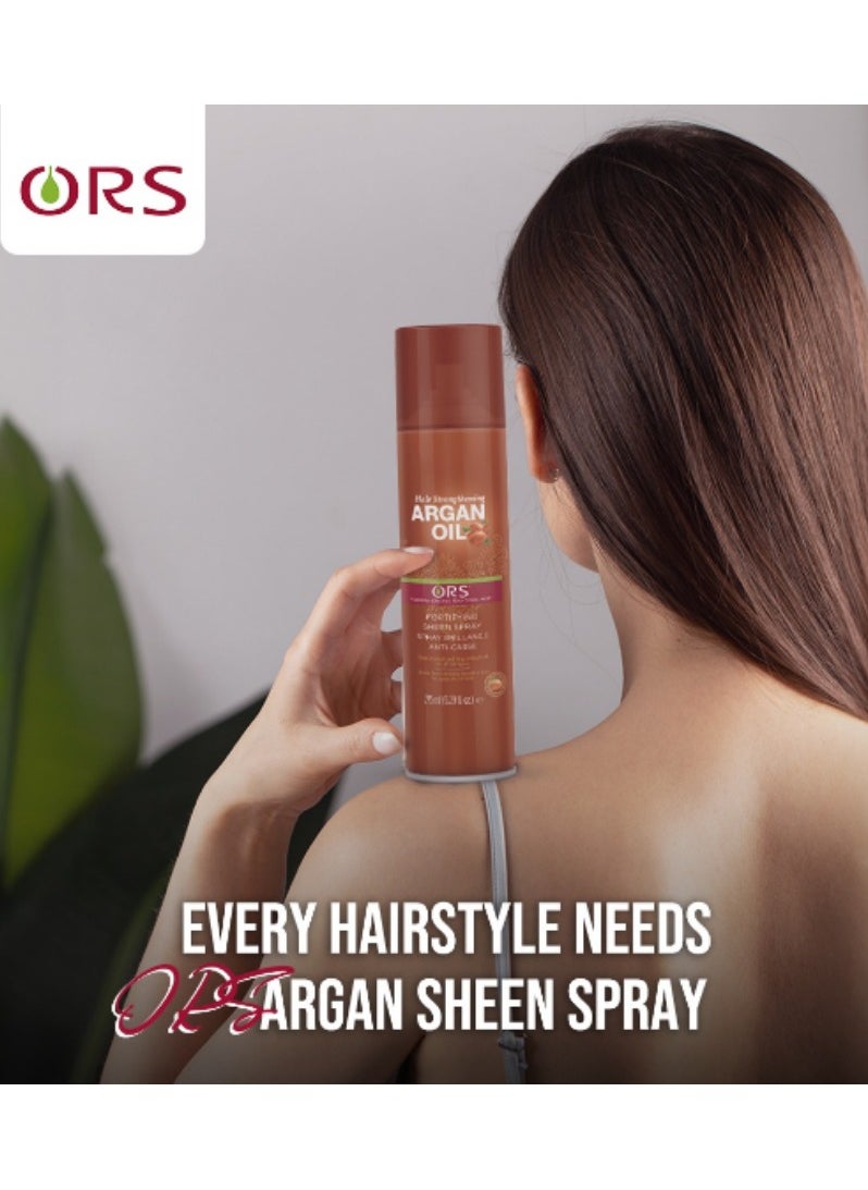 ORS - Ors Hair Strengthening  Argan Oil Fortifying & Sheen Spray  250Ml - Image 1