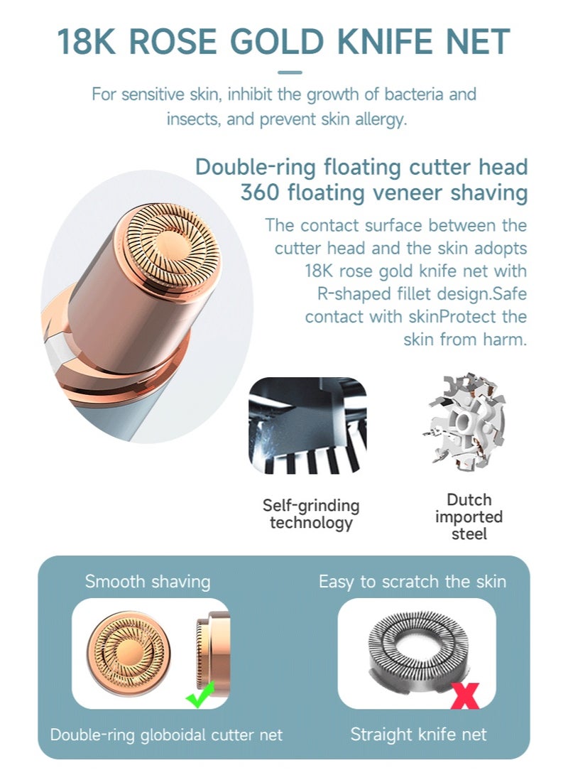 آلة تشذيب الحواجب الكهربائية | أداة تلقائية لتشكيل الحواجب للرجال والنساء | قلم حلاقة دقيق قابل للشحن | إزالة شعر سهلة بدون إيذاء البشرة - Image 3