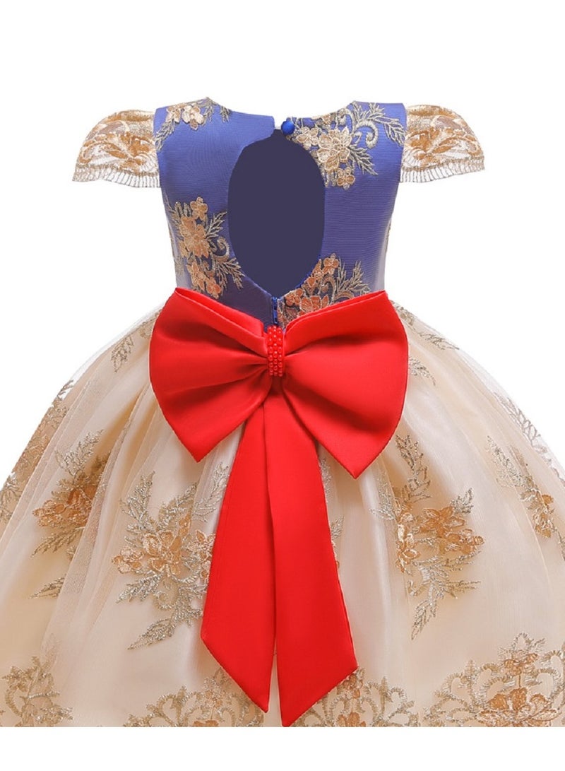 Adorable Princess Dress for Girls Princess Costume Dress Up Cosplay Halloween Costume Fancy Party Dress Costume - Image 3