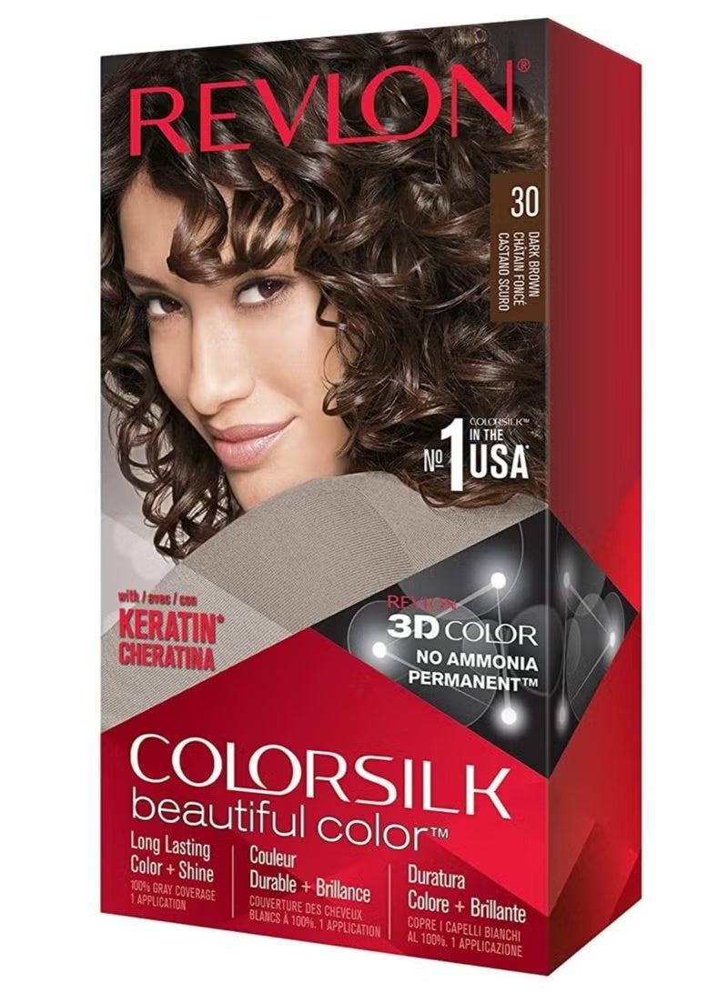 ريفلون كولور سيلك بني غامق 30