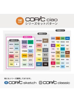 COPIC Ciao Start 36 Color Set  - Image 5