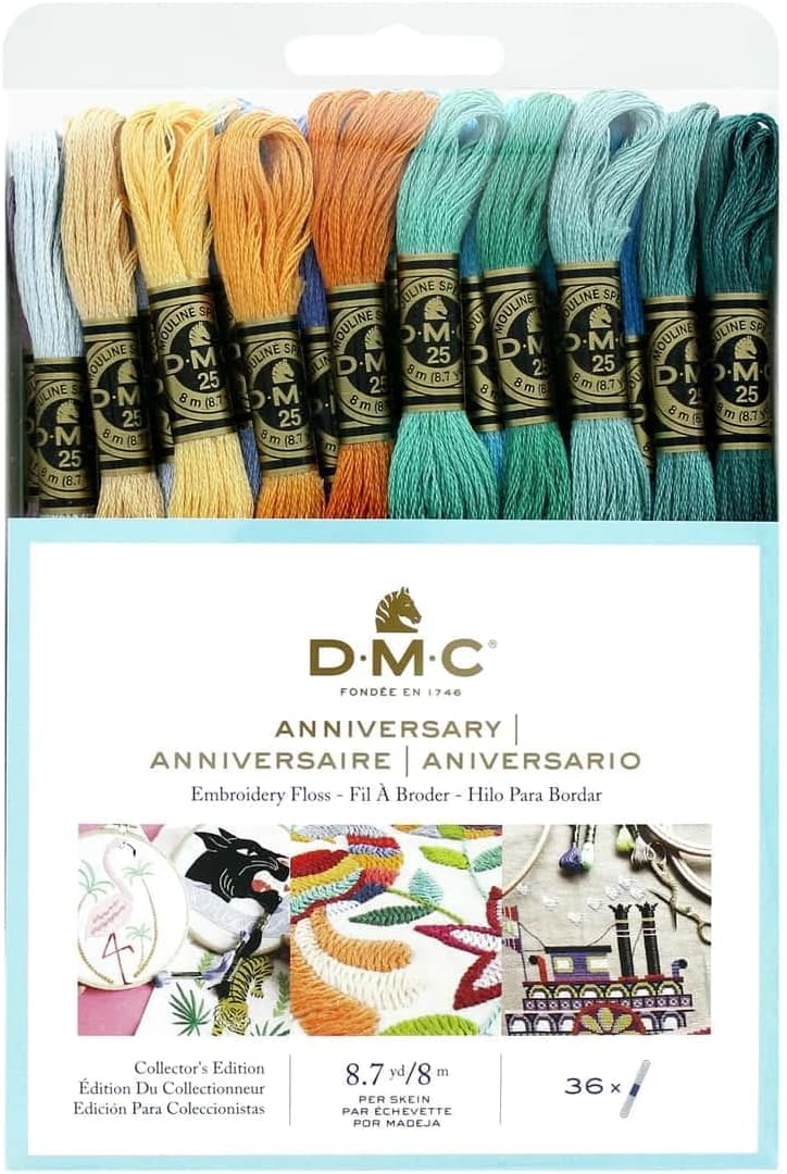 Embroidery Thread and Floss Pack Gold Collection 8.7yd 27 Pack
