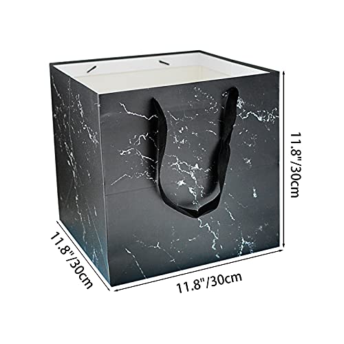 RUIFYRAY Large gift bag, 11.8" Square Reusable Big Boxes with Handle, for Wedding, Birthday, Presents, Father's Day, Thanksgiving, Christmas, New Year's, Holiday Gifts - Image 2
