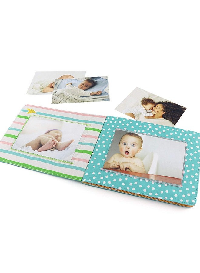 FANNA Baby's My First Photo Album of Dinosaur Theme, Soft Cloth Photo Album with Color Pages for 10 Pictures 4x6 inch - Image 4