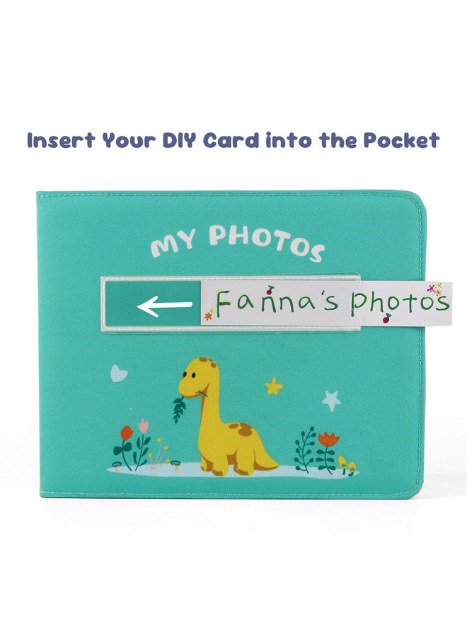 FANNA Baby's My First Photo Album of Dinosaur Theme, Soft Cloth Photo Album with Color Pages for 10 Pictures 4x6 inch - Image 3