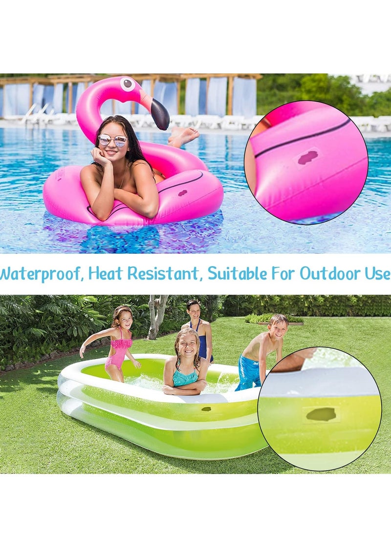 Loquat 6Pcs Waterproof Inflatable Patch Repair Kit，Large TPU Pool Repair Patch for Bounce House, Raincoat, Umbrella，Clear - Image 3