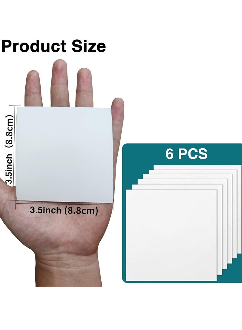 Loquat 6Pcs Waterproof Inflatable Patch Repair Kit，Large TPU Pool Repair Patch for Bounce House, Raincoat, Umbrella，Clear - Image 2