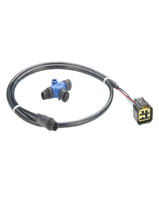 Plinkwirekb NMEA 2000 N2k 6Pin Engine Interface Cable M12 5Pin to 6Pin Engine 06653-ZZ3-760HE for Lowrance Simrad B&G Navico & Garmin Networks(1M/3.28FT) (Cable+T Connector) - Image 2