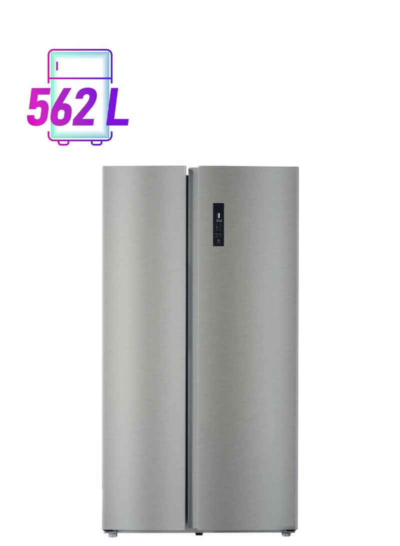 سوبر جنرال ثلاجة سايد باي سايد 562 لتر KSGR865SBS إينوكس - Image 1