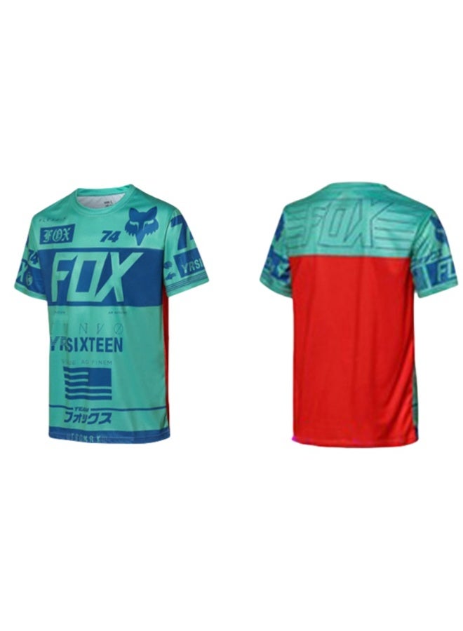 Fox Men's Outdoor Cycling Suit Off-road Road Mountain Bike Cycling Tops - Image 1