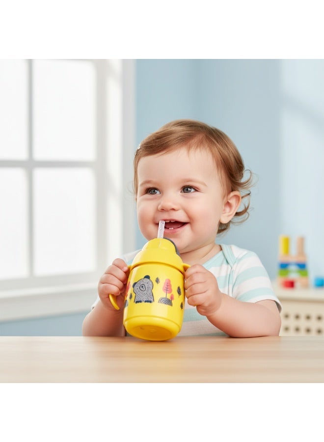 Tomme Tippee Tommee Tippee Superstar Training Straw Cup 300ml – Leak-Proof, BPA-Free, for Babies 6m+ - Image 3